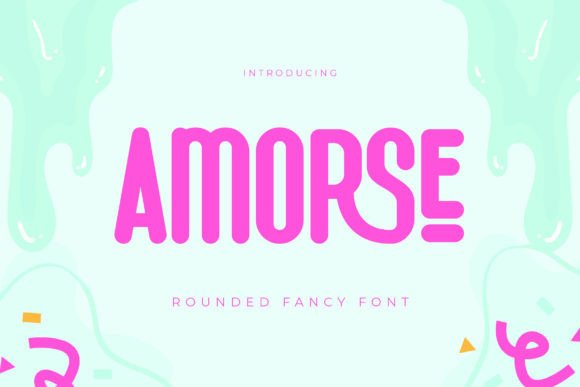 Amorse: Rounded Fancy Font for Elegant Web Design