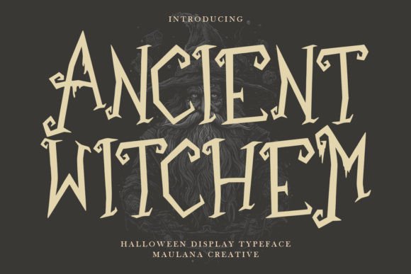 Ancient Witchem Typeface Review: A Bold Display Font for Dark Branding