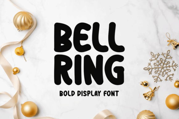Bell Ring Handwritten Font for Seasonal Crafts and Labels