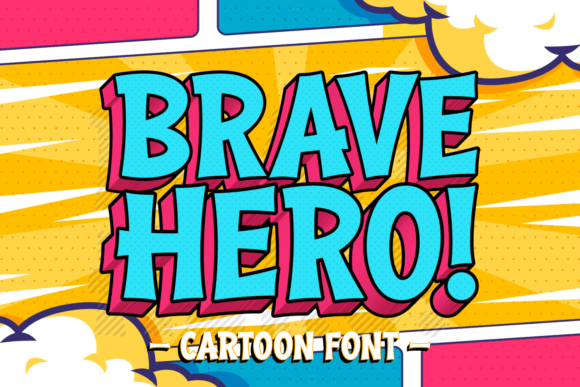 Brave Hero: The Playful Display Font for Bold Small Business Branding