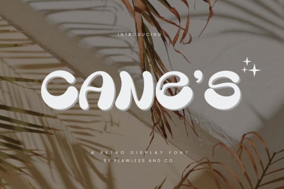 Cane s: A Retro Display Font for Authentic Brand Identity