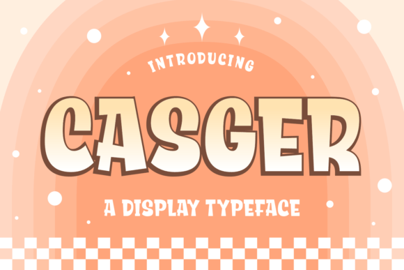 Casger: The Retro Display Font for Bold Campaign Headlines