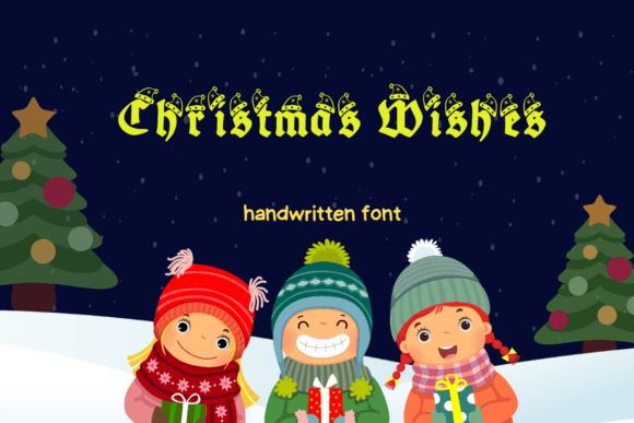 Christmas Wishes: A Festive Display Font for Holiday Crafts