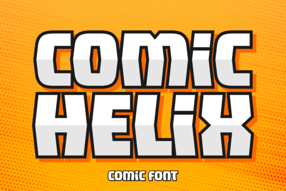 Comic Helix: The Quirky Display Font for Bold Campaigns