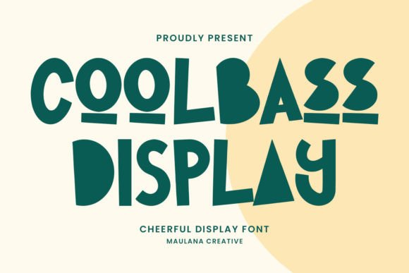 Coolbass Display Font for Joyful Digital Branding