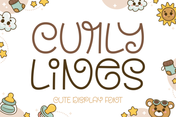 Curly Lines Typeface Review: A Whimsical Display Font for Editorial Design