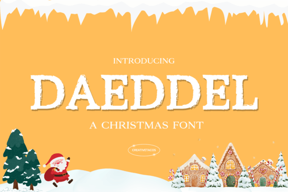 Daeddel: The Creative Display Font for Distinctive Brand Identity