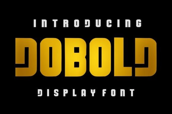 Dobold Typeface: A Bold Display Font for High-Impact Editorial Design