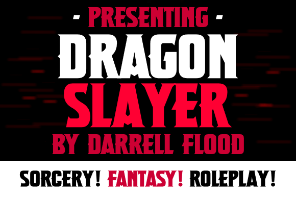 Dragon Slayer Typeface for Fantasy-Themed Web Design