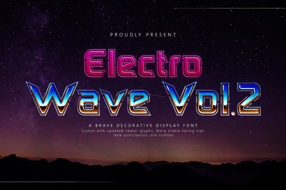 Electro Wave Vol.2: A Bold Display Font Review
