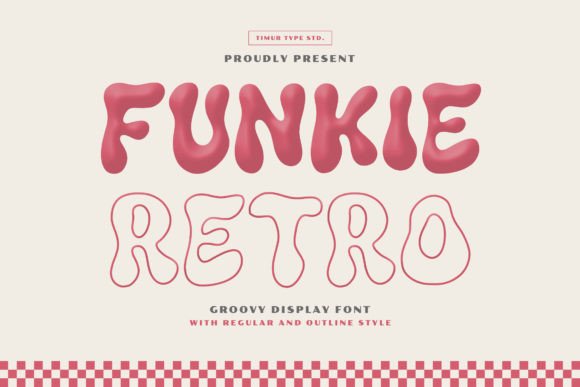 Funkie Retro Typeface for Modern Digital Branding
