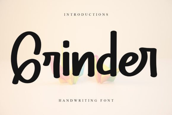 Grinder Typeface: Adding Holiday Magic to Brand Identity Projects