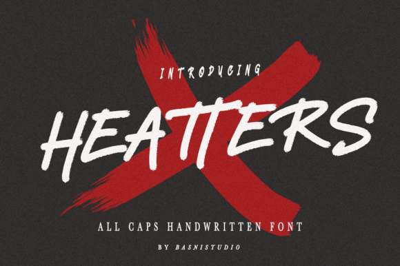 Heatters: A Handwritten Display Font for Editorial Elegance