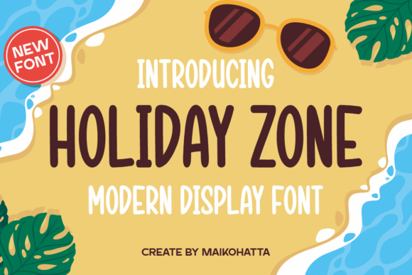 Holiday Zone: A Festive Display Font for Digital Branding