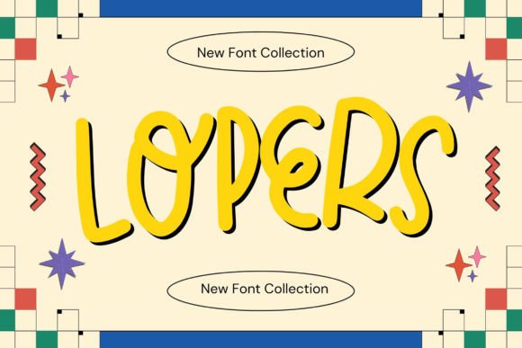 Lopers Display Font for Bold Social Media Graphics