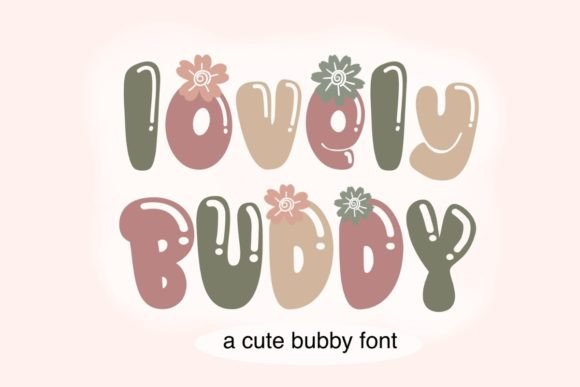 Lovely Buddy Typeface for Bold, Groovy Brand Identity