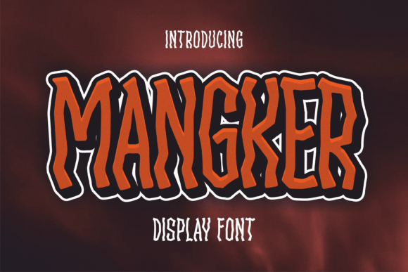 Mangker Display Font for Quirky Digital Campaigns
