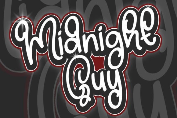Midnight Guy Typeface for Festive Digital Campaigns