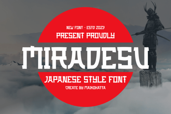 Miradesu: A Premium Display Font for Editorial Design