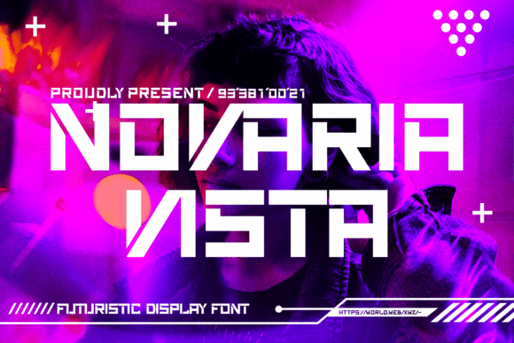 Novaria Vista: The Futuristic Display Font for Modern Digital Brands