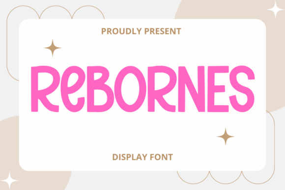 Rebornes: A Modern Display Font for Polished Branding