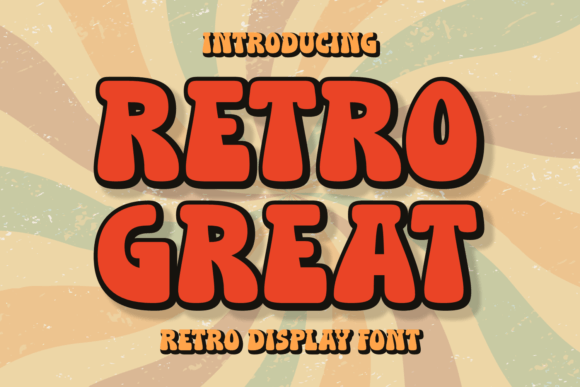 Retro Great Display Font for Branding and Packaging Design
