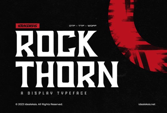 Rockthorn Typeface: Elevating Editorial Design with Artistic Precision