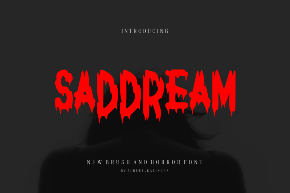 Saddream Display Font for Handmade Branding and Creative Projects