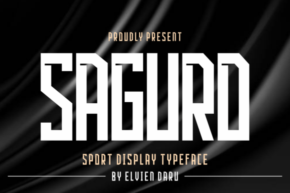 Saguro Display Font for Modern Web Design
