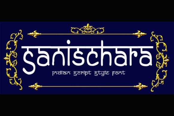 Sanischara: The Indian Style Font for Authentic Brand Identity