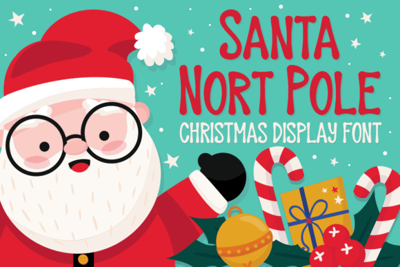 Santa Nort Pole: A Festive Display Font for Holiday Editorial Design