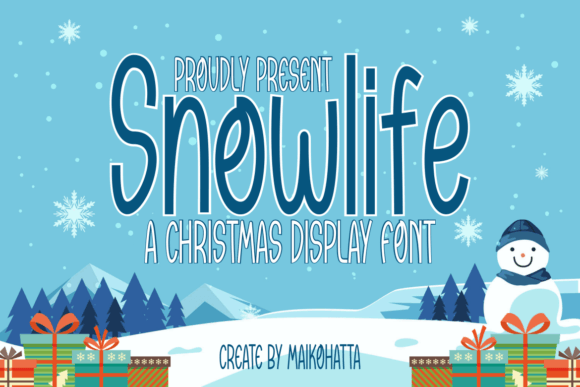 Snowlife Typeface: Elevate Your Holiday Campaigns with Festive Typography