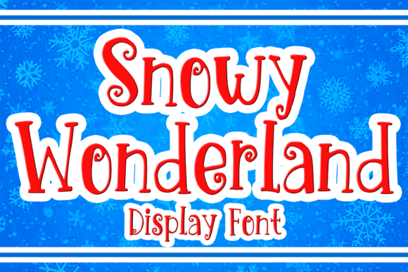 Snowy Wonderland Typeface Review for Holiday Campaigns