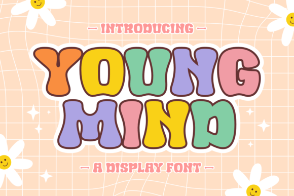 Young Mind: A Retro Display Typeface for Bold Branding